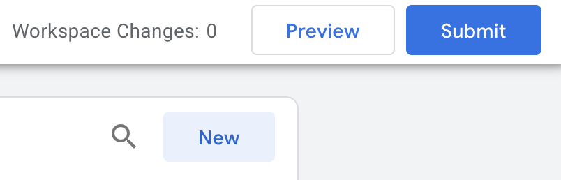 GTM Preview button location